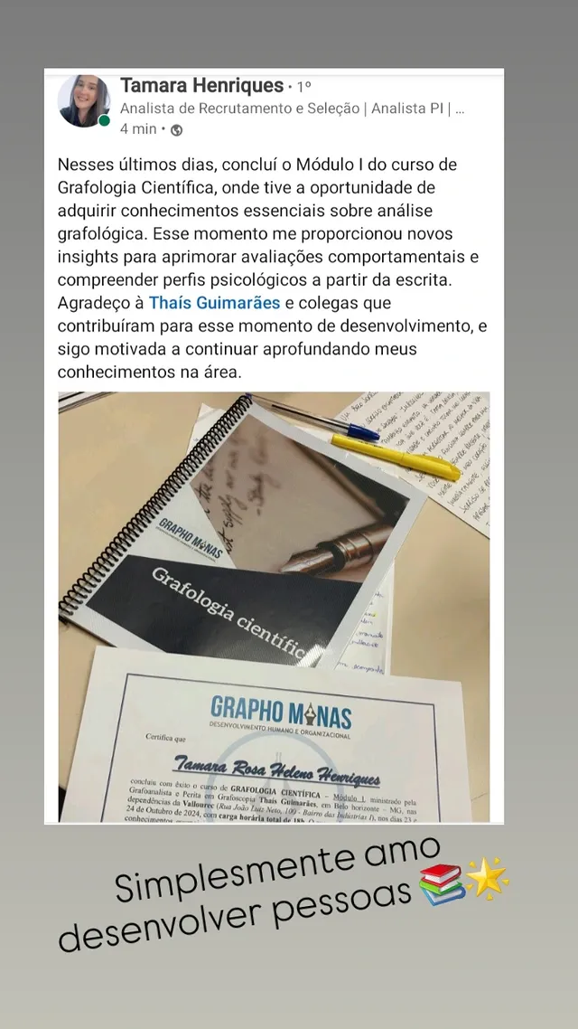 Depoimento Tamara Henriques